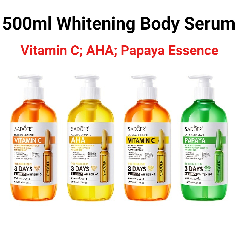 SADOER AHA Whitening Body Esse - Alpha Arbutin Serum review and price