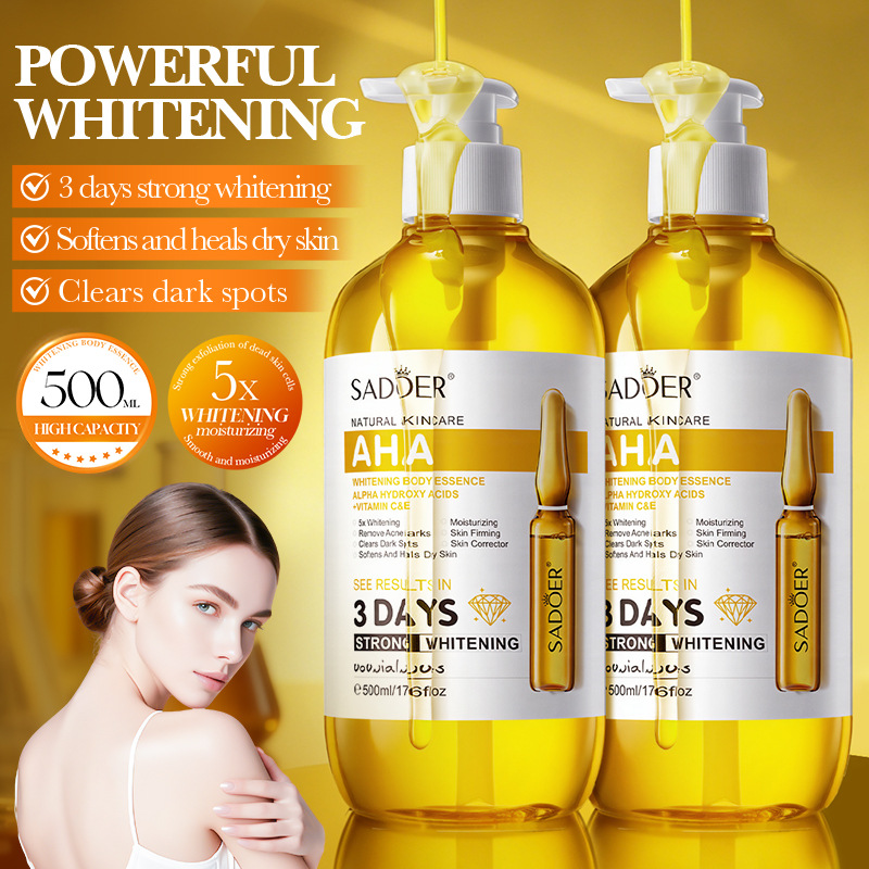 SADOER AHA Whitening Body Esse - Alpha Arbutin Serum review and price