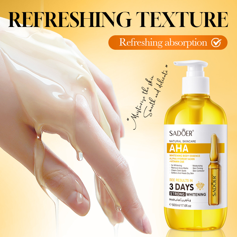 SADOER AHA Whitening Body Esse - Alpha Arbutin Serum review and price