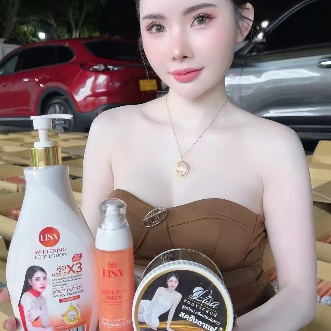 Thailand LISA White Plus Serum - Alpha Arbutin Serum review and price