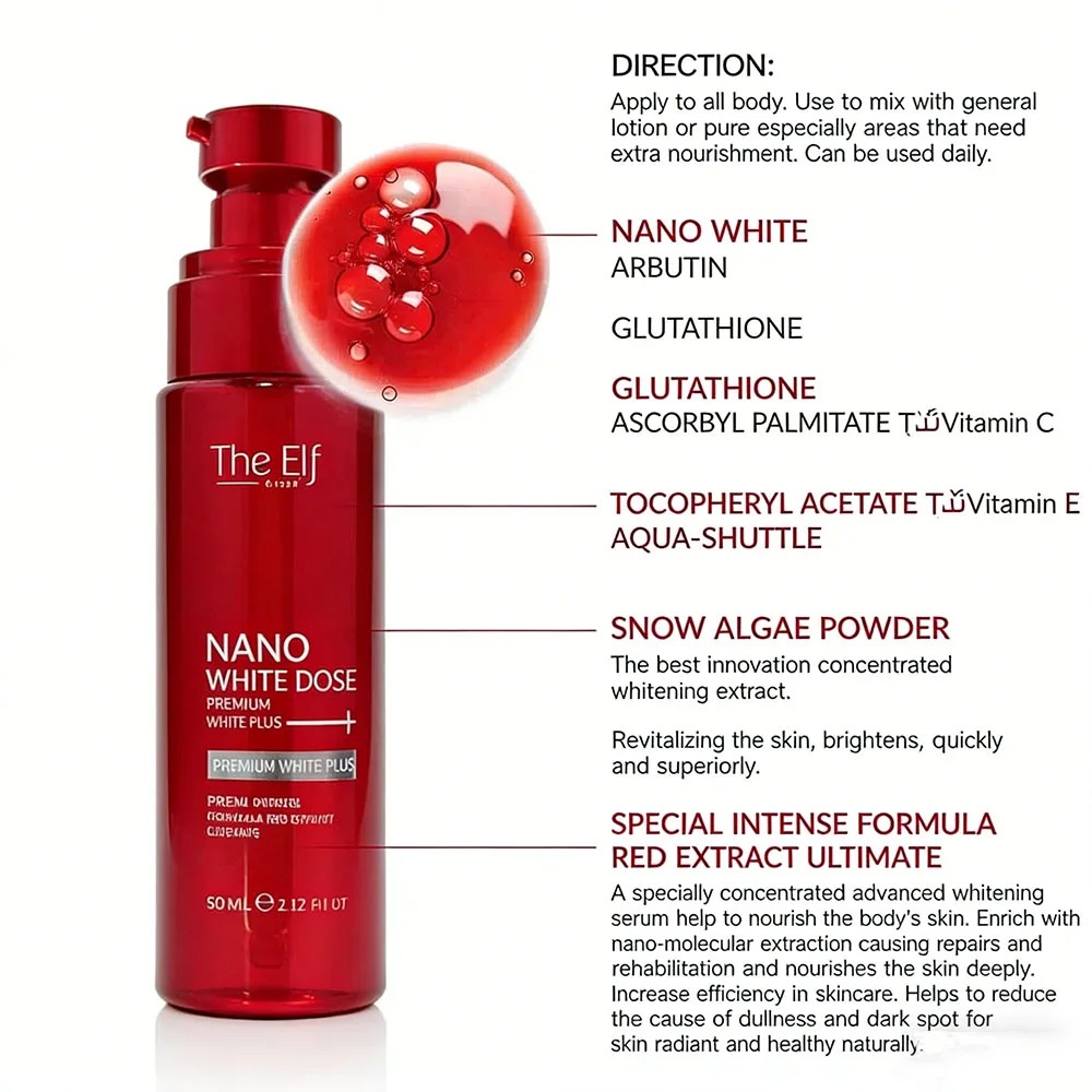 Serum The Elf Nano White Dose  - Alpha Arbutin Serum review and price