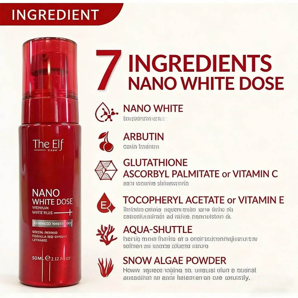 Serum The Elf Nano White Dose  - Alpha Arbutin Serum review and price