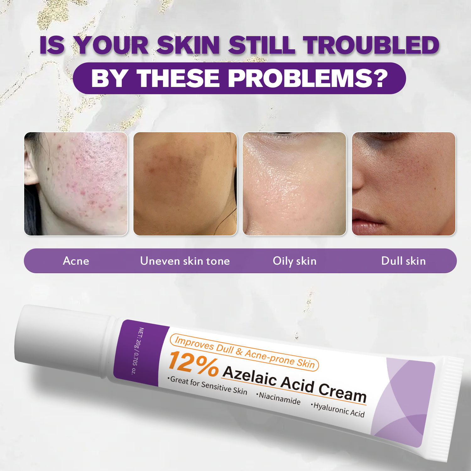 Mild Azelaic Acid Cream Improv - Azelaic Acid Serum review and price